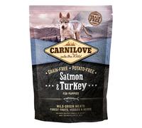 Carnilove Puppy Croquettes pour Chiot sans Céréales ni Pommes de Terre Saumon/Dinde 1.5kg