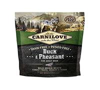 Carnilove Croquettes pour Chien Canard Faisan sans Céréales/Pommes de Terre