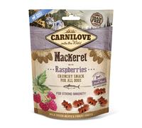 CARNILOVE Crunchy snacks friandises croquantes au maquereau et aux framboises 200 g