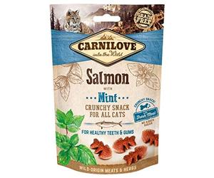 CARNILOVE Feline Crunchy Snack Saumon Menthe 50 g