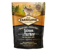 Carnilove Large Breed Adulte - Saumon Dinde - Croquettes pour Chien sans Céréales ni Pommes de Terre