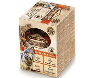 CARNILOVE Meat Pate Multipack Adult sachets 4x300g nourriture humide pour chiens