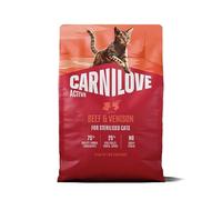 Carnilove Nourriture active au bœuf et au chevreuil pour chat 2 kg