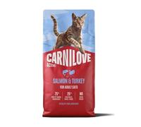 Carnilove Nourriture pour chat active au saumon et à la dinde, 6 kg