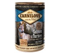 Carnilove Pâté Au Saumon Et À La Dinde Pour Chien Adulte 400g Sans Céréales