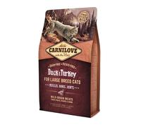 Carnilove pour Chats Adultes de Grande Race Canard & Canard 2 kg