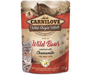 CARNILOVE Sanglier & Camomille 24 x 85g pâtée pour Chat