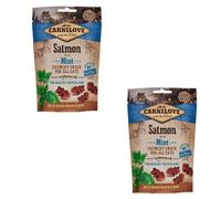CARNILOVE Friandise croquante pour animaux de compagnie saumon et menthe 50 g