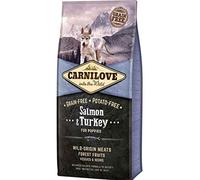 CARNILOVE Saumon et dinde sans céréales - Nourriture pour chiots - 1,5 kg