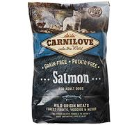 Carnilove Saumon sans céréales, sans Pommes de Terre pour Chiens Adultes 1,5 kg
