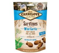 CARNILOVE Semi moist snacks délices aux sardines et à l'ail des ours 200 g