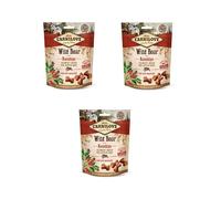 Carnilove Snack Croustillant Sanglier avec Cynorhodons | Pack de 3 | 3 x 200 g | Snack au Sanglier et à l'églantier pour Chiens | Spécialement pour Les Chiens Actifs | sans ajout de Sucre