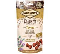 Carnilove Semi-humide Poulet enrichi au thym – Friandise à mâcher tendre pour chats – 50 g