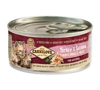 Carnilove White konz Mus Meat Turkey&Salmon Kitten100g