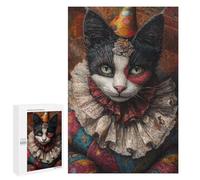 Carnival Cat Costume Painting-1 Puzzle 1000 Pièces Educa Jouet en Bois Cadeau Unique Décoration Intérieure Jeu Éducatif Challenge Toy Adultes Et Enfants À Partir De 14 Ans 1000 PCS