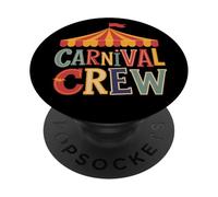 Carnival Crew Chapiteau Cirque Vintage Festival Équipe PopSockets PopGrip Adhésif
