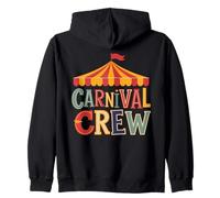 Carnival Crew Chapiteau Cirque Vintage Festival Équipe Sweat à Capuche
