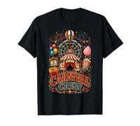Carnival Crew County Fair Circus Festival Fun Rétro T-Shirt Graphique avec Valeur