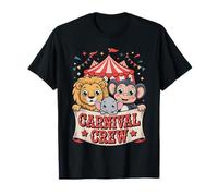 Carnival Crew Cute Animal Squad Circus Festival Group Fun T-Shirt