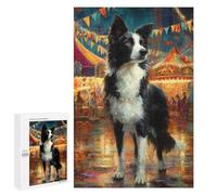 Carnival Dog Painting Artwork Puzzle 1000 Pièces Educa Jouet en Bois Cadeau Unique Décoration Intérieure Jeu Éducatif Challenge Toy Adultes Et Enfants À Partir De 14 Ans 1000 PCS