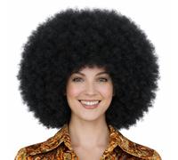 Carnival Toys 2971 Perruque Afro 40 cm Noir