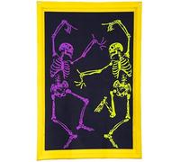 Carnival Toys Curtain with Small Skeletons Print H.CM.120 X L.CM.80 in PBH
