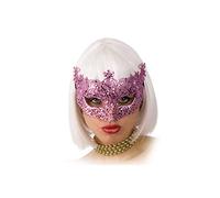 Carnival Toys Loup vénitien rose brillant adulte - Rose - Taille unique