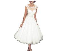 Carnivalprom - Robe - Sans manche - Femme Small - Ecru - 38