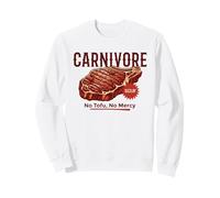 Carnivore Meat Lover Keto BBQ Beef Steak - No Tofu, No Mercy Sweatshirt