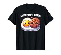 Carnivore Queen Steak Eggs Mangeur de Viande Keto Diet Gym Workout T-Shirt