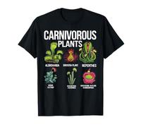Carnivorous Plants Species Saracenia Venus Flytrap Gardening T-Shirt