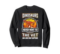 Carnotaurus Dinosaurs Never Went to The Vet Veterinarian Sweatshirt
