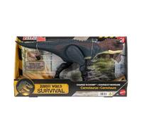 Mattel Figurine articulée de dinosaure Carnotaure JKG85 - Charge, mord, sons, jeu numérique