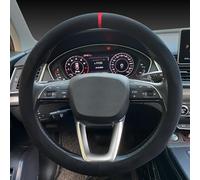 Carodi Housse de Volant en Daim - Cuir antidérapant, Convient aux intérieurs de Voiture universels de 38,1 cm