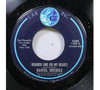 CAROL GRIMES - number one (in my heart) / private number 45 rpm single