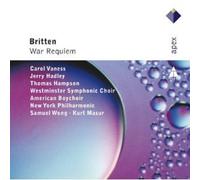 CAROL/HARDLEY,JERRY/HAMPSON,THOMAS VABESS "WAR REQUIEM" 2 CD NEUF