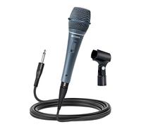 CAROL Microphone Dynamique Vocal et Instrument adapté pour la Performance Classique de Chanteur, également pour karaoké et Divertissement à Domicile avec Super cardioïde et câble XLR (Sigma)