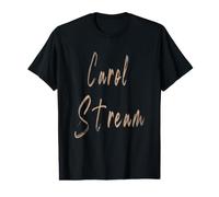 Carol Stream Illinois Design Vintage élégant T-Shirt Graphique avec Valeur