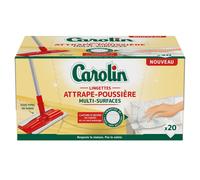 CAROLIN Lingettes Attrape Poussiere Multi Surfaces X20