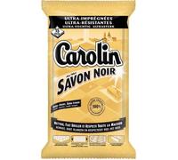 CAROLIN Lingettes sols au Savon Noir - 15 pièces