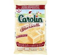 Carolin Lingettes ultra imprégnées, ultra résistantes au savon de marseille Le paquet de 15 serpillères Prix Unitaire - Envoi Rapide Et Soignée
