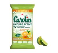 CAROLIN Nature Active Lingettes biodégradables pour les sols à l'huile essentielle d'agrumes - 15 pièces
