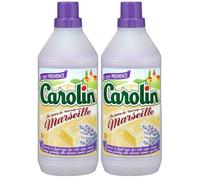 Carolin - Nettoyant Sols au Savon de Marseille - Fraîcheur Provence - 1 L - Lot de 2