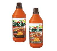 Carolin - Nettoyant Sols - Parquets Classiques avec Cires d'Abeille et de Carnauba - 1 L - Lot de 2