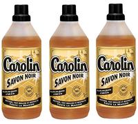 Carolin Savon Noir 1l - Lot de 3