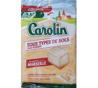Carolin Sols Au Savon De Marseille x15 Lingettes Ultra-Imprégnées (lot de 4 soit 60 lingettes)
