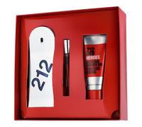 Carolina Herrera 212 Heroes Eau De Toilette Spray 90ml Set 3 Pieces