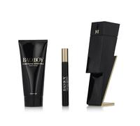 Carolina Herrera Bad Boy EDT 100 ml + EDT MINI 10 ml + Gel douche 100 ml variante Golden Snowflake Cover