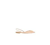 Carolina Herrera - Ballerines Insignia en maille plate - Femme - Chaussures - Beige - Taille: 36 EU