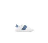 Carolina Herrera - Baskets en Cuir avec Ruban en Néoprène - Femme - Chaussures - Blanc - Taille: 37 EU